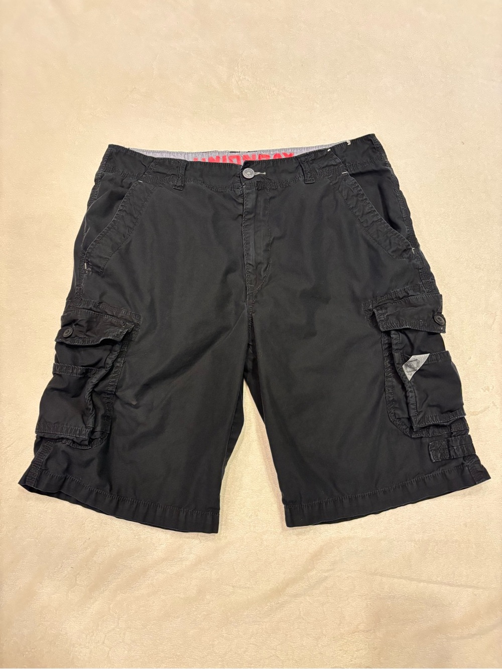 Columbia Men’s Dark Gray Cargo Casual Shorts Size 38 Outdoor Hiking Lightweight